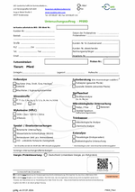 Probenbegleitschein Futtermittel Pferd
