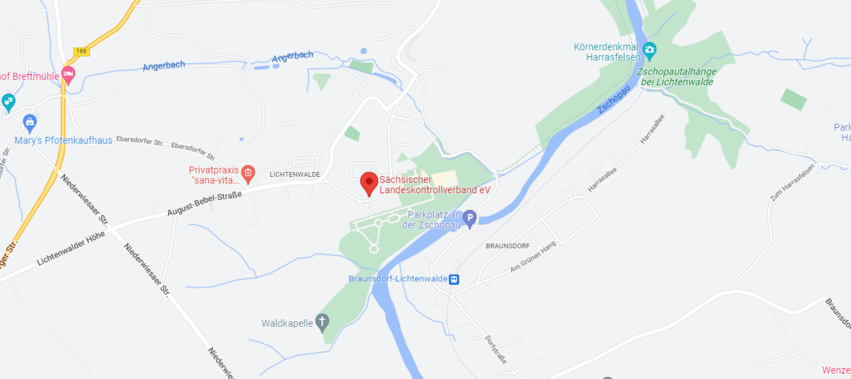 LKLV Sachsen: Kontakt: Anfahrt: Google Maps